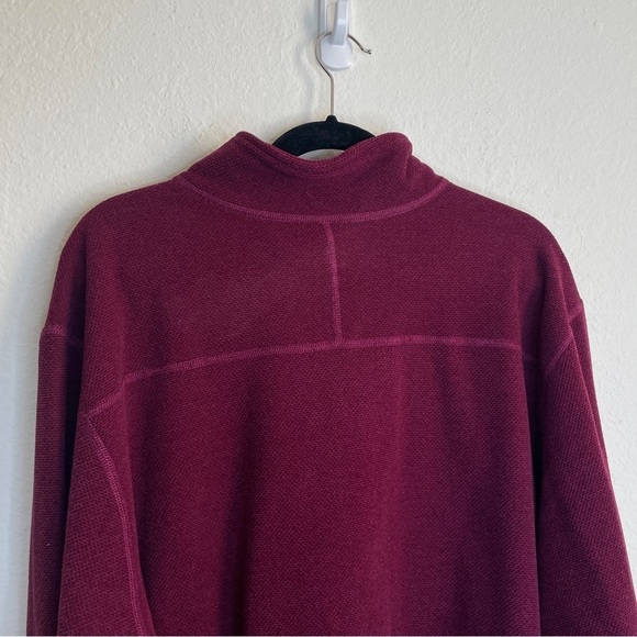 The North Face Mens Textured Cap Rock 1/4 Zip Pullover Boysenberry Size XXL - Picture 7 of 11